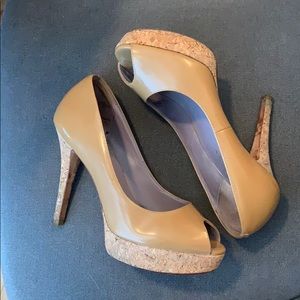 Cole Haan Nude Patent Leather pumps